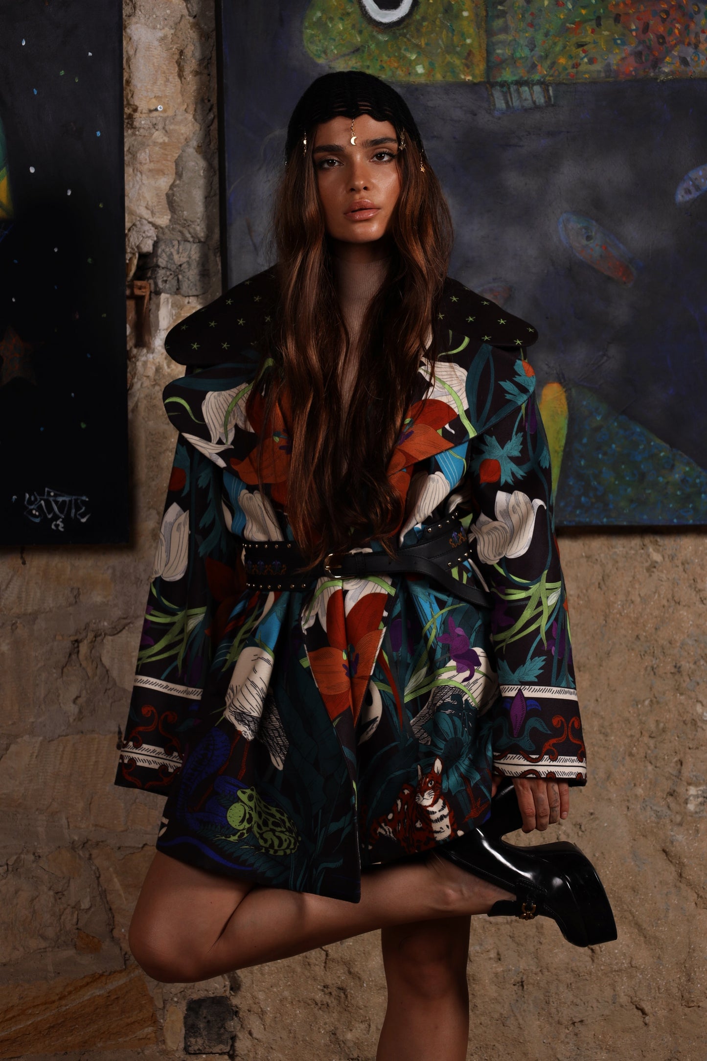 Currents of Tefnut - Wool Coat