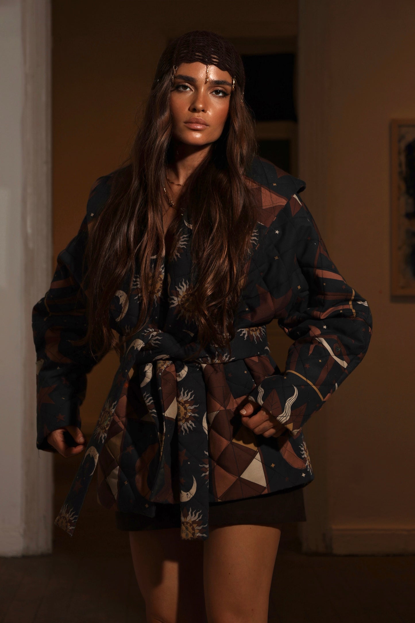 Radiance of Ra - Quilted Coat