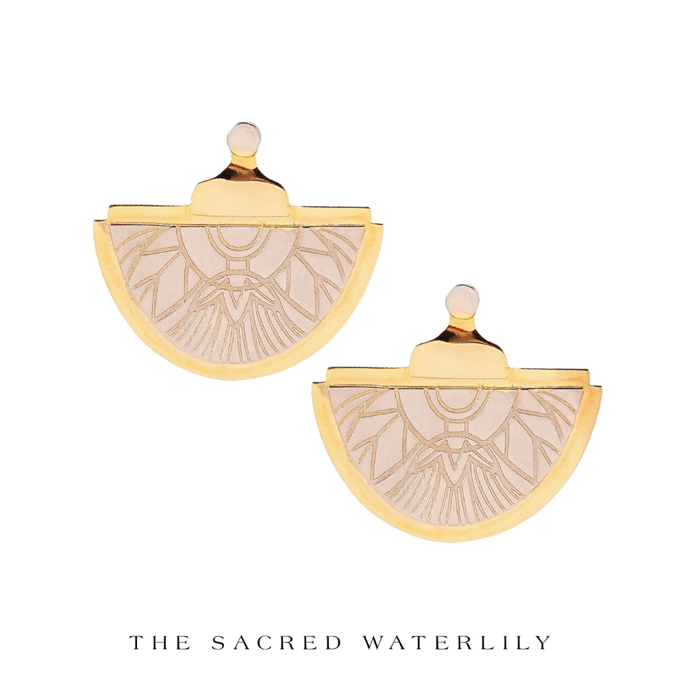 The Sacred Waterlily Earrings