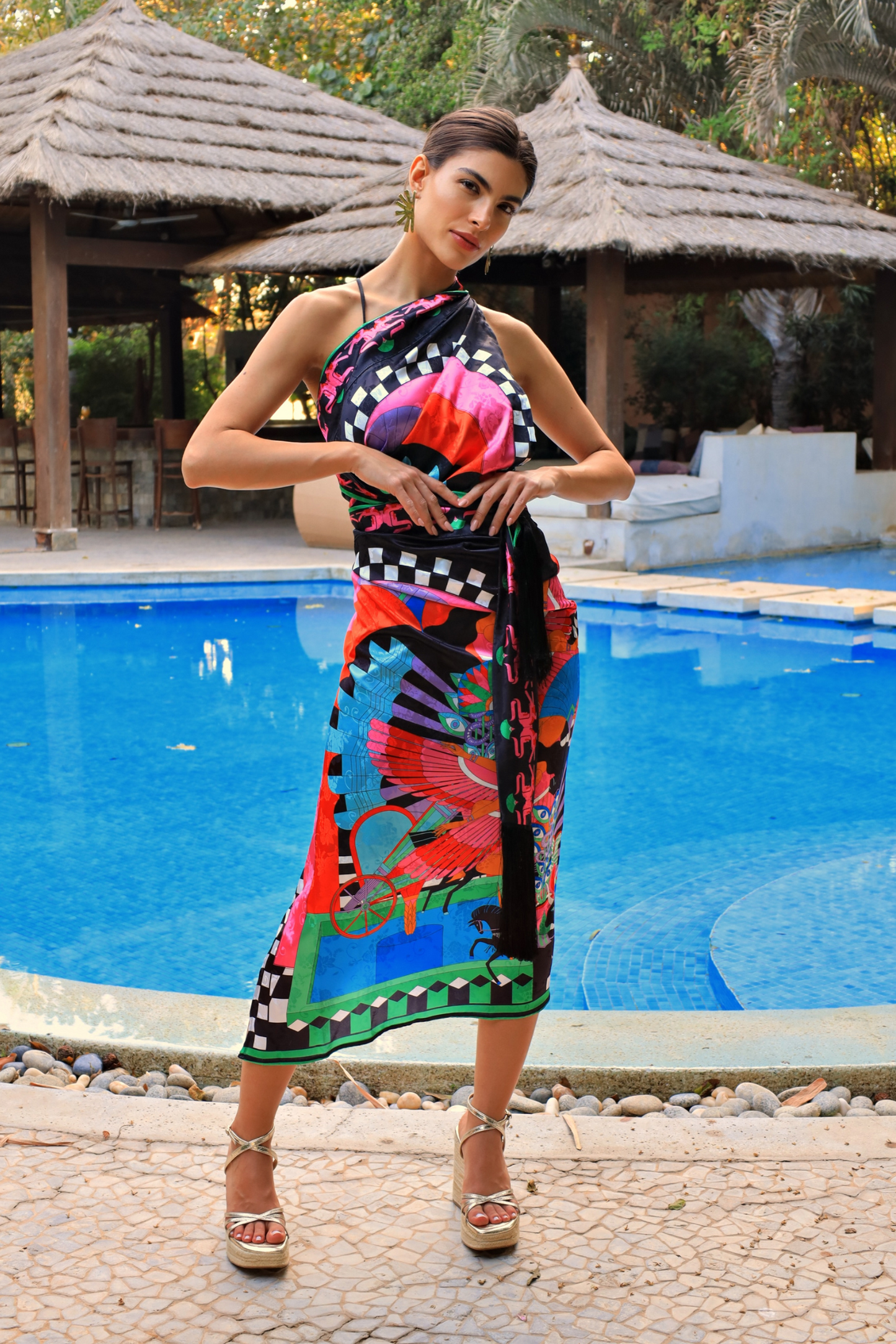 The Feathered Goddess | Multi-Wear Sarong